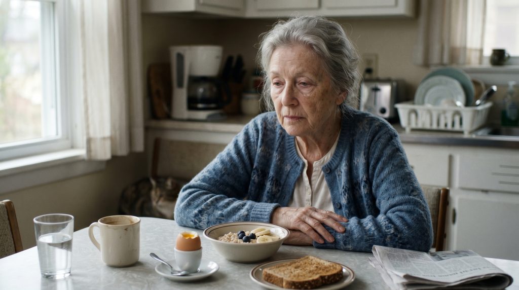 Senior experiencing signs of nutrient deficiency after 70
