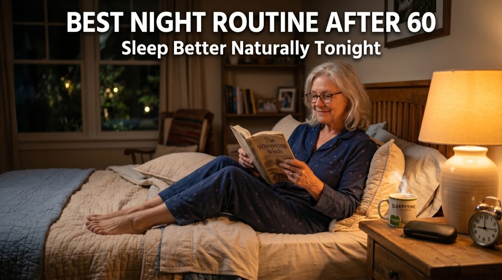 Best Night Routine for Seniors Over 60 for better natural sleep at home