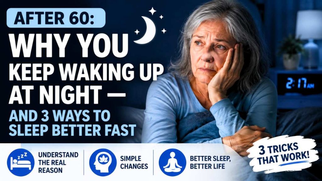 Why Sleep Feels Broken After 60 and ways seniors can sleep better naturally at night