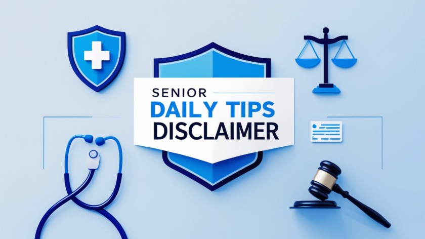 Disclaimer for Senior Daily Tips